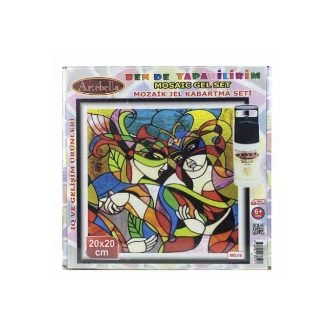 Mozaik Jel Kabartma Seti 20x20 cm - 1