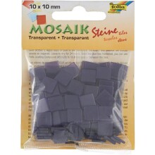 Mozaik Taşı Transparan Violet 10x10 mm 45 g - FOLIA