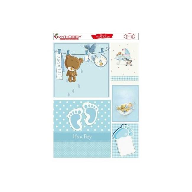 My Hobby Yapışkanlı Tela Transfer Kağıdı 35x50 cm - 1