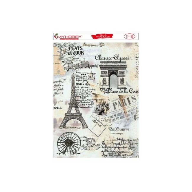 My Hobby Yapışkanlı Tela Transfer Kağıdı 35x50 cm - 1