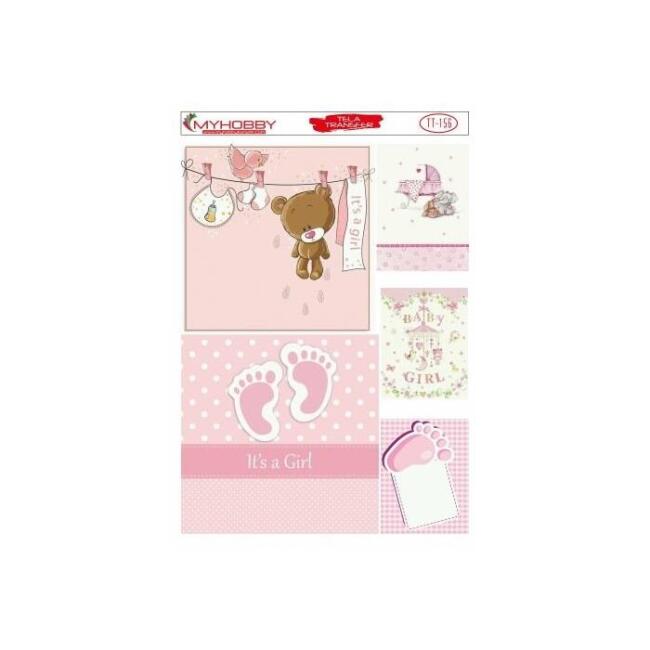 My Hobby Yapışkanlı Tela Transfer Kağıdı 35x50 cm - 1