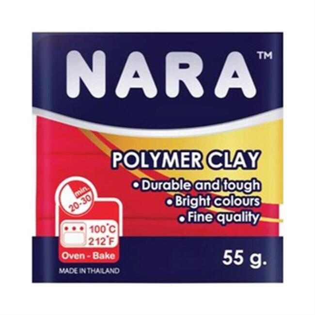 Nara Polimer Kil 55 g Crimson PM19 - 1