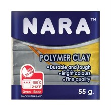 Nara Polimer Kil 55 g Metallic Grey PM25 - NARA