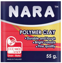 Nara Polimer Kil 55 g Neon Red PM50 - NARA (1)