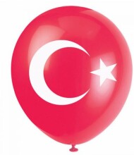 Nedi Balon Ay Yıldız BasKili 12 16Lı - NEDİ