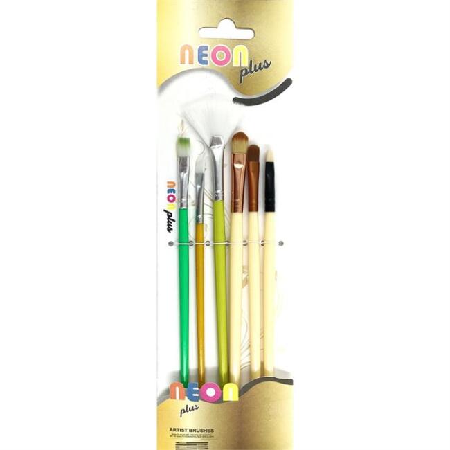 Neon Plus Fırça Seti 6’lı - 1