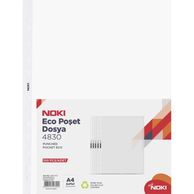 Noki Eco Poşet Dosya A4 100'lü 4830 - 1