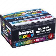 Nova Color Kumaş Boyası Seti 12x30 cc - Nova Color