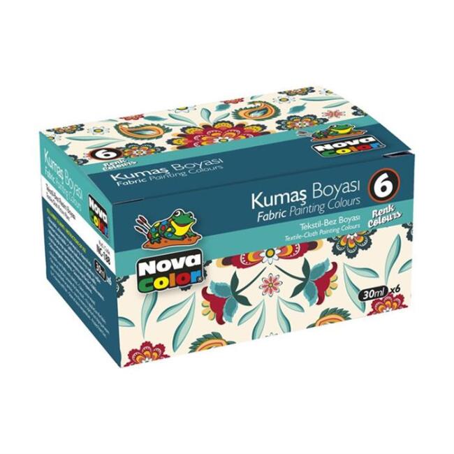 Nova Color Kumaş Boyası Seti 6x30 ml - 1