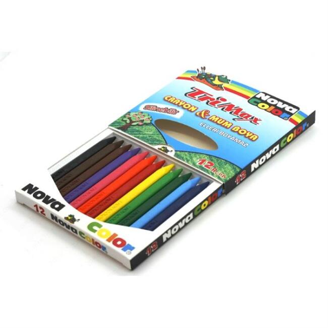 Nova Color Trimax Crayon Mum Boya 12 Renk - 1