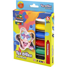 Nova Color Yüz Boyası Seti 6'lı NC-212 - Nova Color