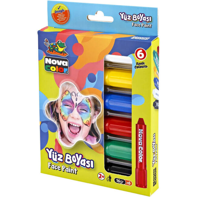 Nova Color Yüz Boyası Seti 6'lı NC-212 - 1