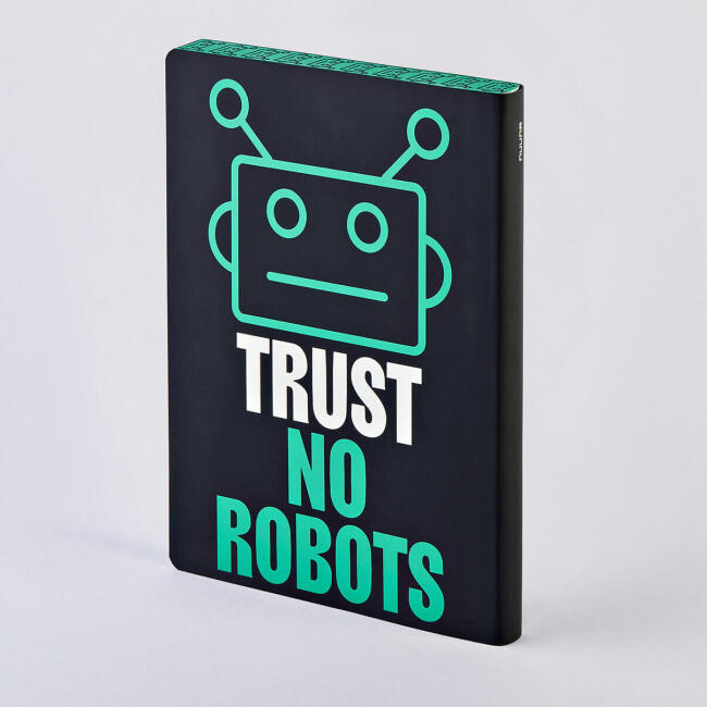 Nuuna Esnek Kapak Noktalı Not Defteri 120 gr 165x220 mm Write Against The Machines 56390 - 2