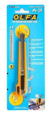 Olfa Maket Bıçağı Çift Yönlü Dar N:A3 9mm - 1