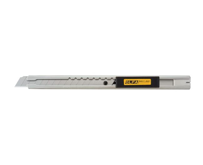 Olfa Maket Bıçağı Otomatik Kilitlemeli Metal Gövdeli Dar SVR-2 - 1