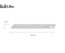Olfa Dar Maket Bıçağı Yedeği 9 mm 10lu AB-10 - Olfa (1)