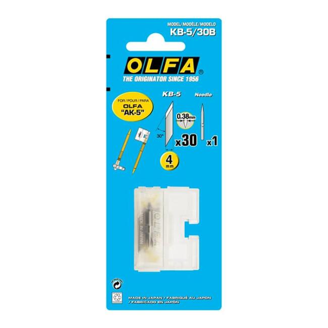 Olfa Maket Bıçağı Yedeği KB-5/30B 4mm - 1