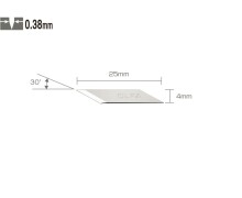 Olfa Maket Bıçağı Yedeği KB-5/30B 4mm - Olfa (1)