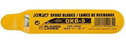 Olfa Maket Bıçak Yedeği Dar 9Mm N:Dkb-5 30 Egımlı 5Lı Sac-1 Ve Ak-3 İçin - 1