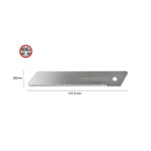 Olfa Testere Ağızlı Maket Bıçağı Yedeği 25 mm HSWB-1/1B - 4