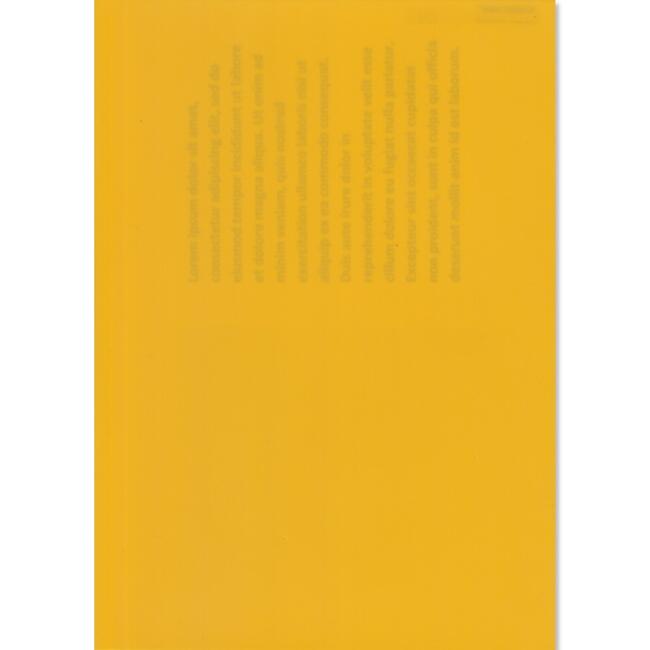 Opak Asetat 450 Mikron A4 Sarı - 2