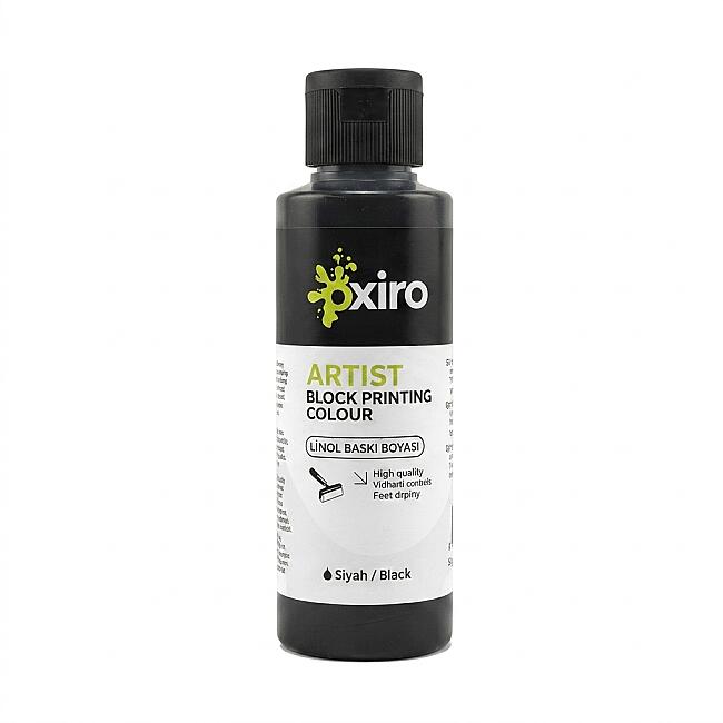 Oxiro Linol Baskı Boyası 120 ml Siyah - 1