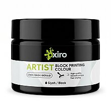 Oxiro Linol Baskı Boyası 250 ml Siyah - Oxiro