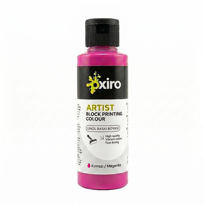Oxiro Linol Baskı Boyası 120 ml Magenta - 1