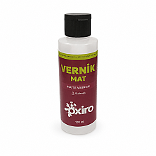 Oxiro Su Bazlı Mat Vernik 120 ml - Oxiro