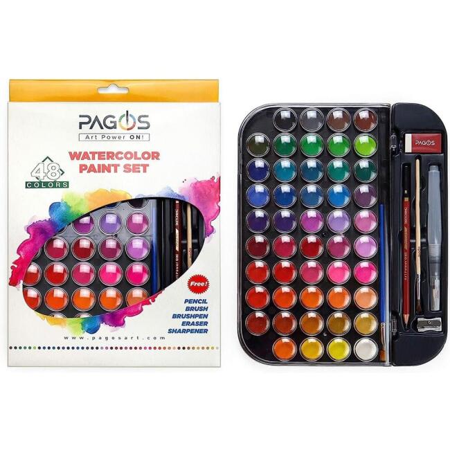 Pagos Suluboya Seti 48 Renk - 1