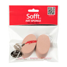 PanPastel Ultra Soft Artist Pastel Boya Süngeri Angle Slice Round 2 Adet 61030 - Panpastel