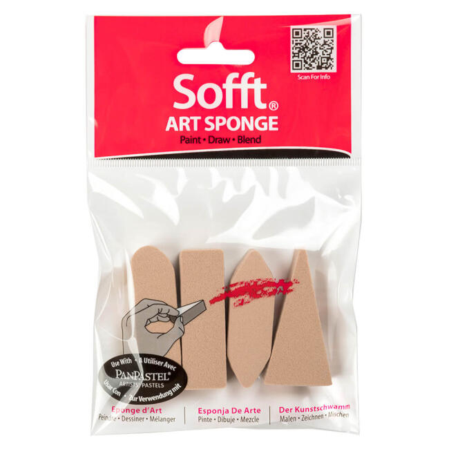 PanPastel Ultra Soft Artist Pastel Boya Süngeri Mix Set 4 Adet 61100 - 1