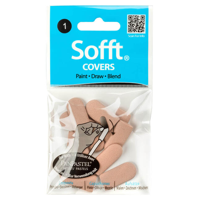 PanPastel Ultra Soft Artist Pastel Boya Uçları Covers Seti Yuvarlak 10 Adet 62001 - 1