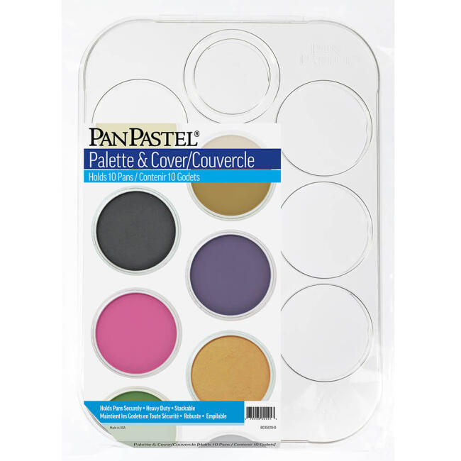 PanPastel Ultra Soft Artist Pastel Boya ve Saklama Paleti 10 Bölmeli 35010 - 1