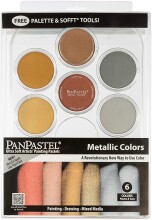 Panpastel Ultra Soft Pastel Seti Metalik Tonlar 6’lı - Panpastel (1)