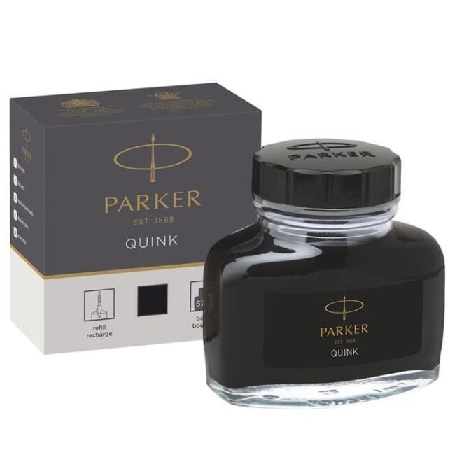 Parker Quıng Dolmakalem Mürekkebi 57Ml Siyah Yıkanabılır - 3