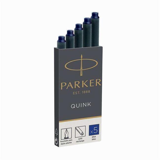 Parker Quink Dolmakalem Kartuşu Mavi 5 Adet - 1