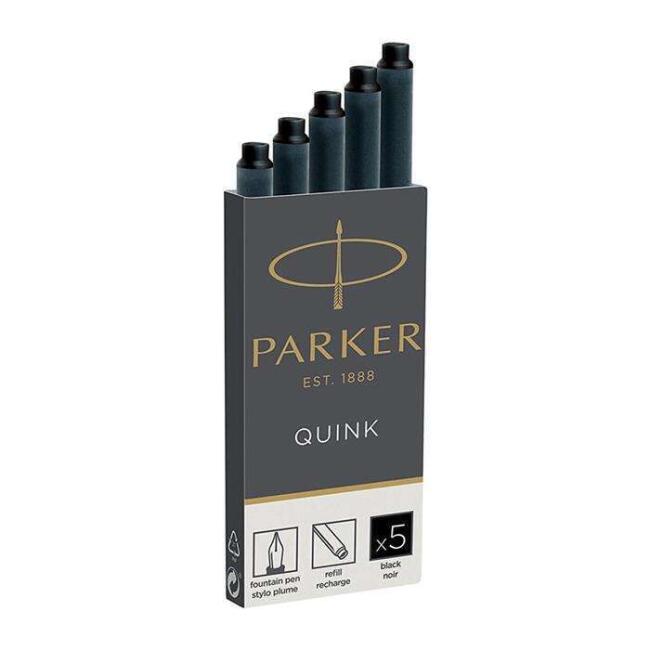 Parker Quink Dolmakalem Kartuşu Siyah 5 Adet - 1