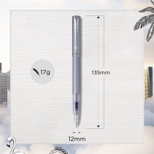 Parker Vector Xl Dolma Kalem Gümüş Mavi (M) 2159745 - 5