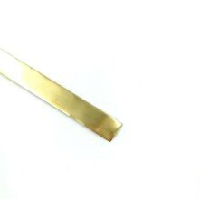 Paslanmaz Metal Pirinç Şerit Levha 0.5 mm 1x100 cm - Gvn Art