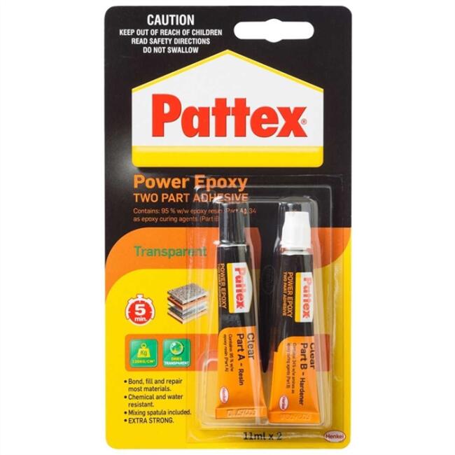 Pattex Güçlü Epoksi Yapıştırıcı 2x11ml - 1