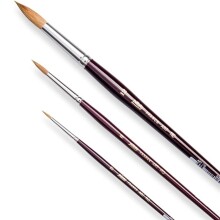 Pebeo Seri 110 Yuvarlak Samur Kılı Fırça No:0000 - 3