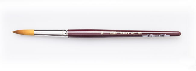 Pebeo Seri 123 Yuvarlak Sentetik Kıl Fırça No:14 - 2