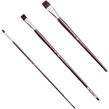 Pebeo Seri 210 Düz Doğal Kıl Fırça No:4 - 4