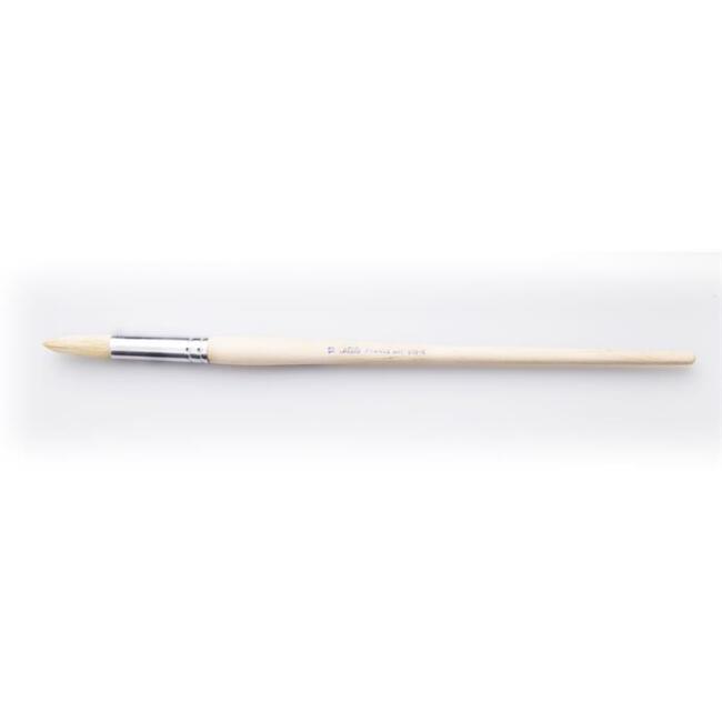 Pebeo Seri 258R Yuvarlak Beyaz Bristle Kıl Fırça No:18 - 1