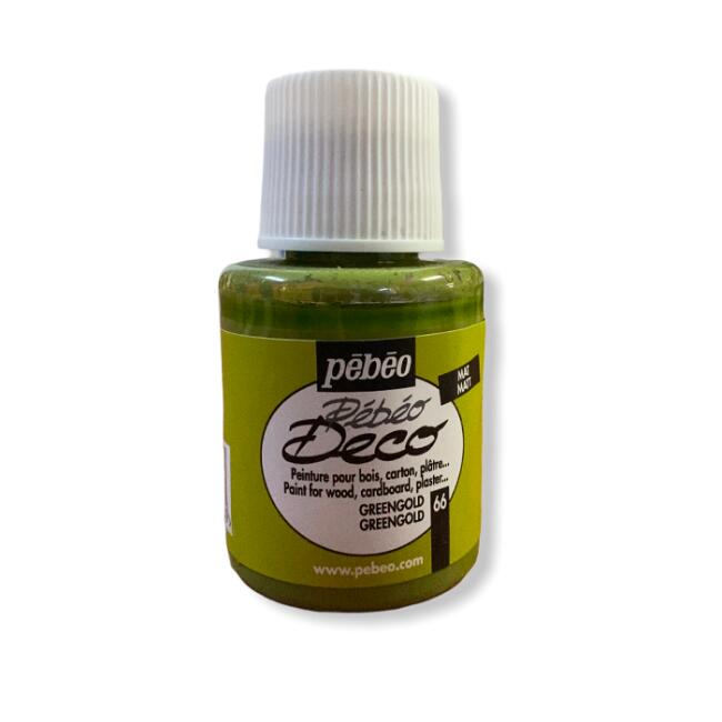 Pebeo Deco Akrilik B.110Ml Hobi N:66 Green Gold - 2