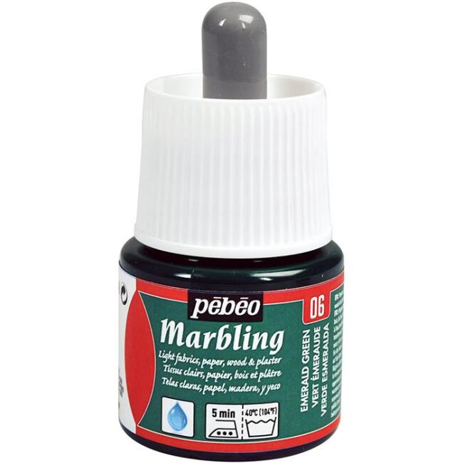 Pebeo Marbling Ebru Boyası 45 ml Emerald Green 06 - 2