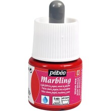 Pebeo Marbling Ebru Boyası 45 ml Bengal Pink No 3 - 2