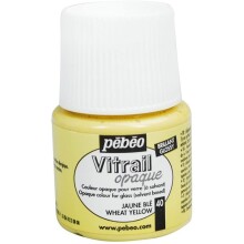 Pebeo Opak Vitray Cam Boyası Vıtraıl 45 ml Opaque N:40 Wheat Yellow - PEBEO (1)