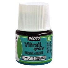 Pebeo Opak Vitray Cam Boyası Vıtraıl 45Ml Opaque N:43 Ocean Blue - Pebeo (1)